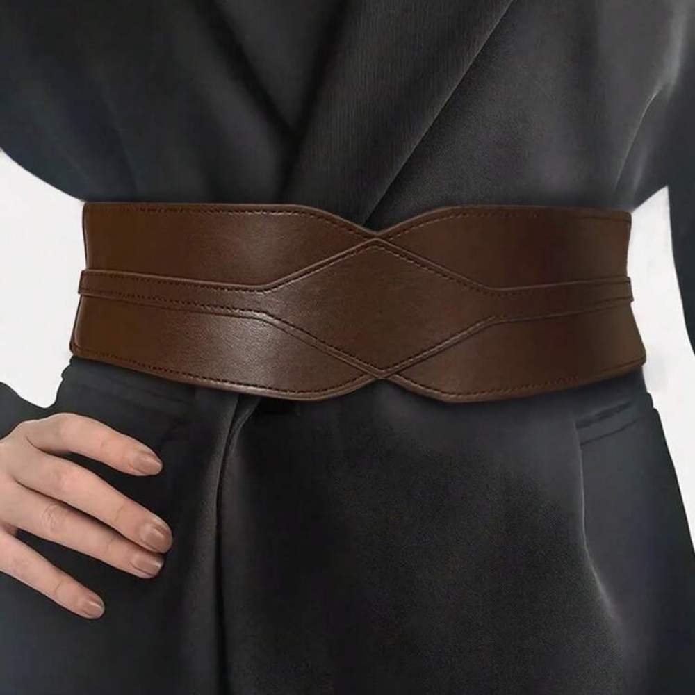 🤎 PLUS Faux Leather Stretch Belt 🤎 - Picture 5 of 5